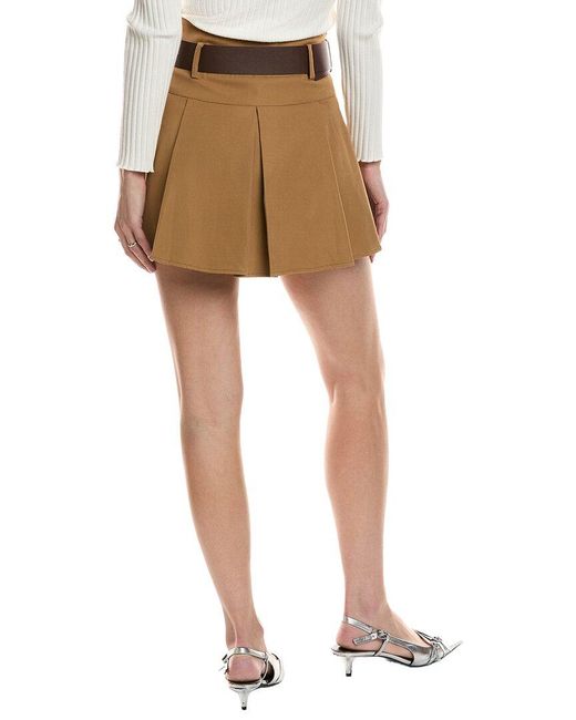 SERENETTE Natural Mini Skirt