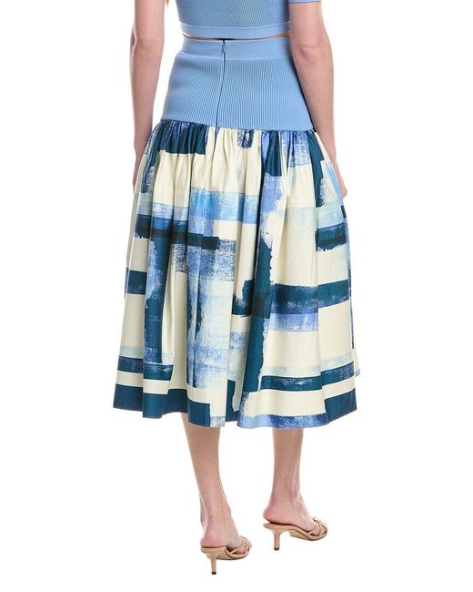 Alexis Blue Arnette Skirt