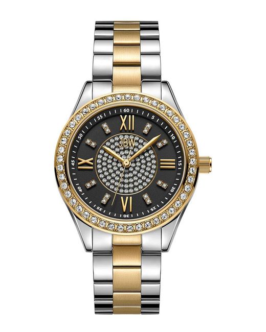 JBW Metallic Unisex Mondrian 34 Diamond Watch