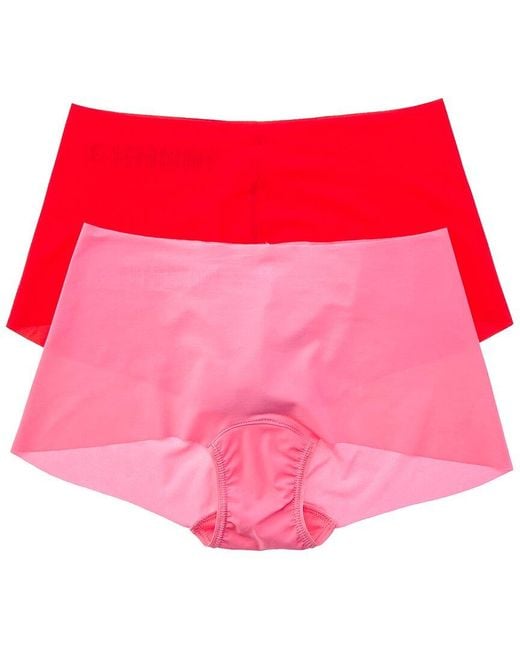 Hanky Panky Red Set Of 2 Breathesoft Boyshort