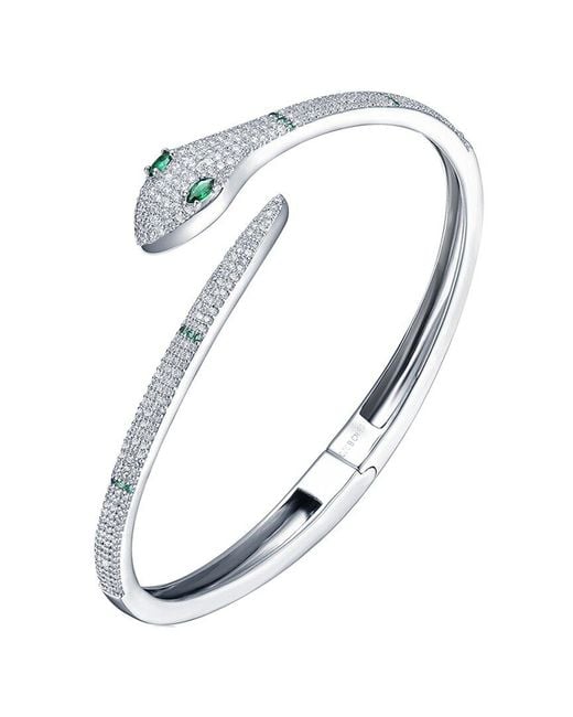 Rachel Glauber White Cz Animal Bracelet