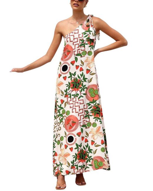 LOEY White Maxi Dress