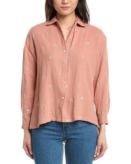 ANNA KAY Red Gustavie Top