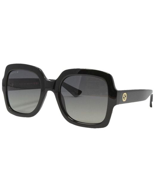 Gucci Black Gg1337S 54Mm Polarized Sunglasses