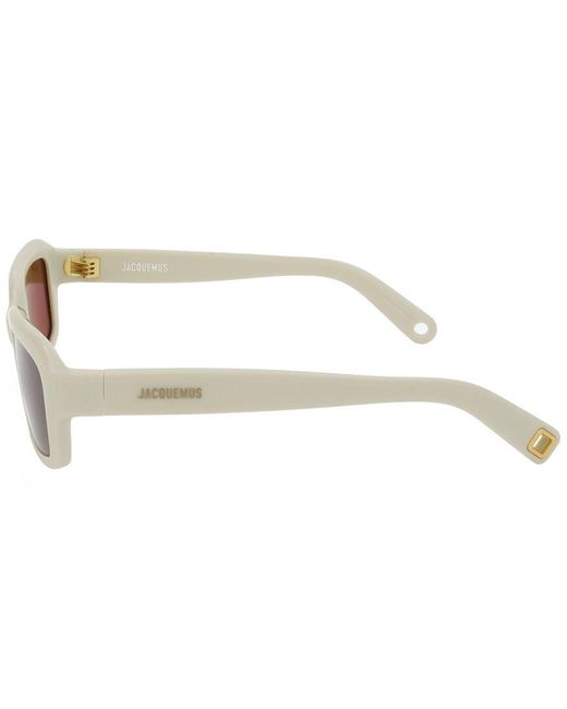 Jacquemus White Jac64 54Mm Sunglasses