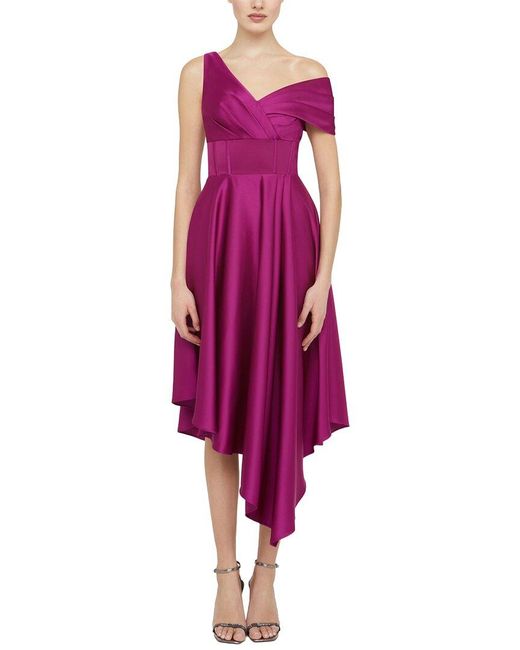 THEIA Purple Mirielle Cocktail Dress