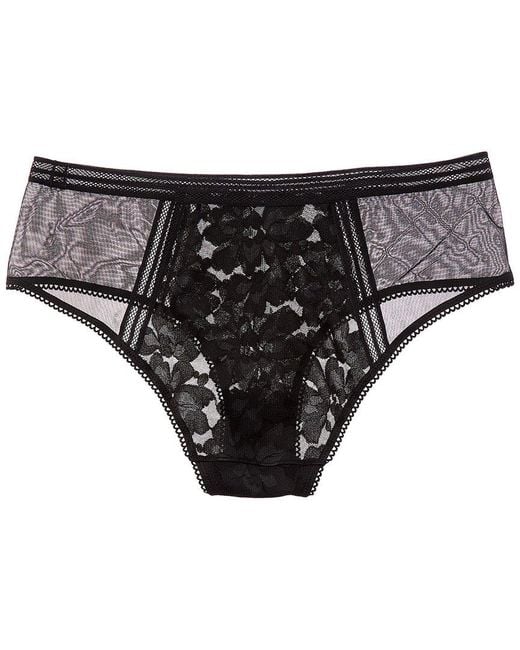 Passionata Black Gardenia Lace Shorty
