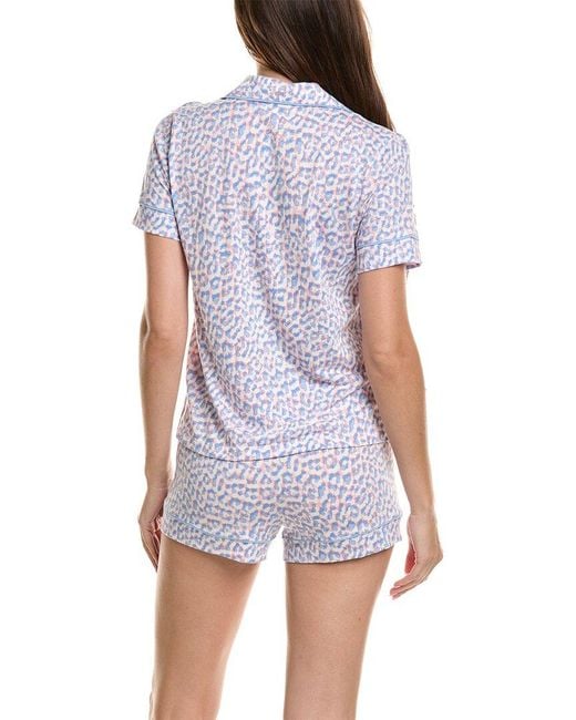 Pj Salvage White 2Pc Animal Lover Pajama Set