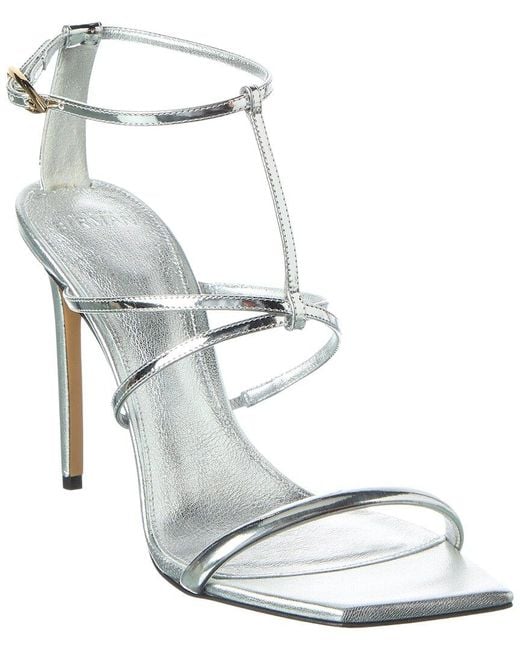 Alexandre Birman White Phoebe 100 Leather Sandal