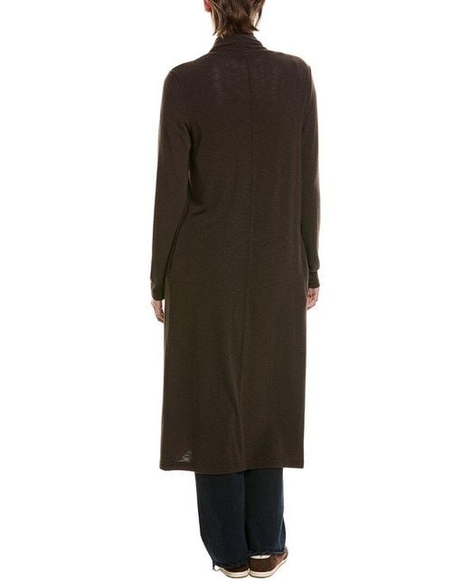 Michael Stars Black Fiona Stripe Crewneck Cardigan