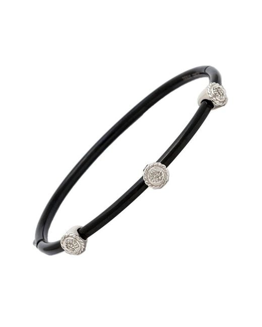 Diamond Select Cuts Metallic 0.06 Ct. Tw. Diamond Bangle