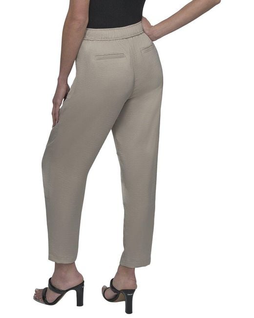 DKNY Gray Glazed Dressing Pant