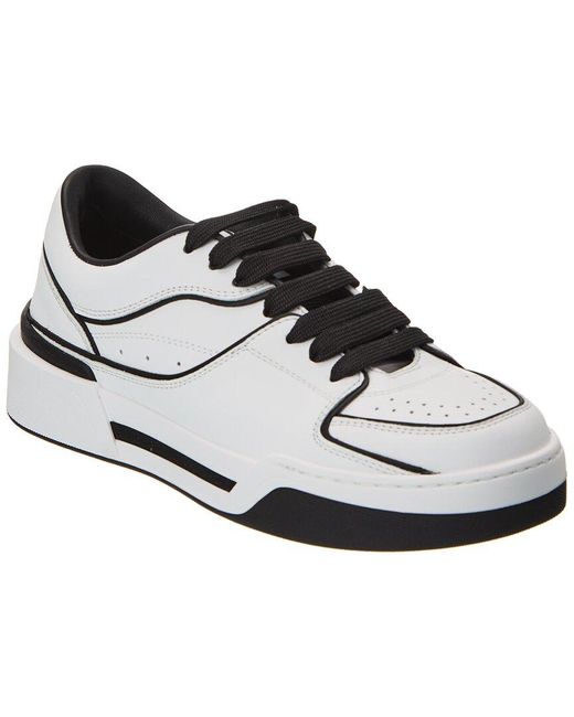 Dolce & Gabbana New Roma Leather Sneaker in White Lyst