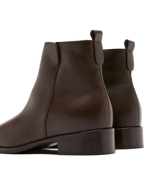 La Canadienne Brown Sea Leather Bootie