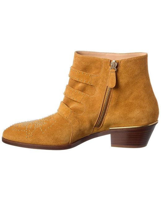 Chloé Brown Susan Suede Bootie
