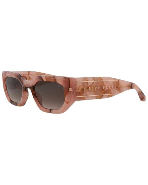 Philipp Plein Brown Spp066M 51Mm Sunglasses