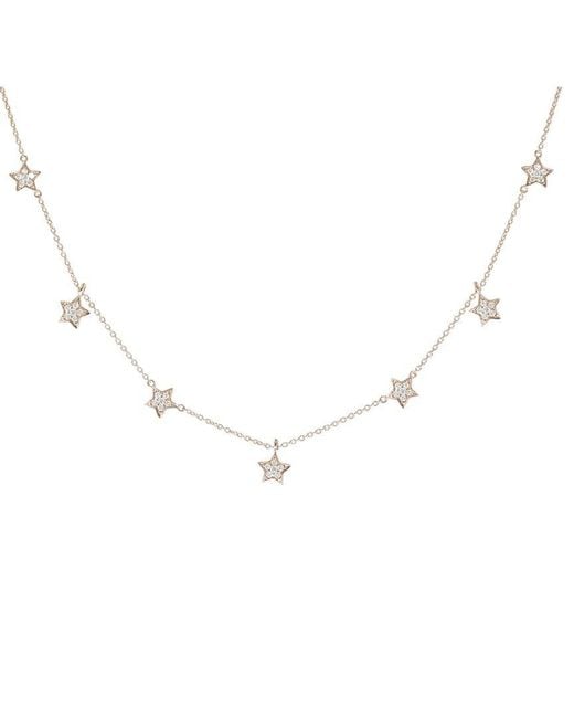 Diana M Metallic Fine Jewelry 14k Rose Gold 0.33 Ct. Tw. Diamond Necklace