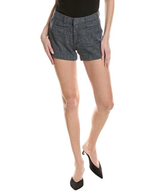 DL1961 Gray Zoie Wool-Blend Everblue Short