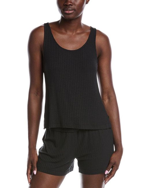 NATORI EDIT Black Skye Rib Cami
