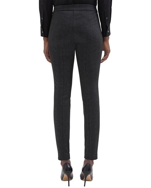 Theory Black Ponte Zip Pant