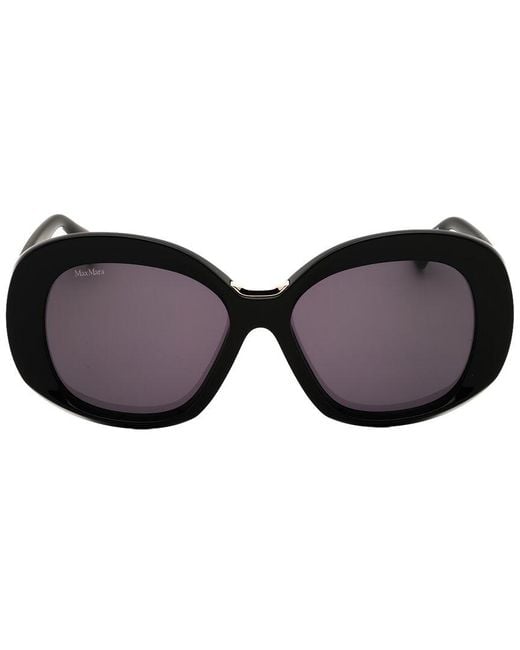 Max Mara Black Mm0087 55Mm Sunglasses
