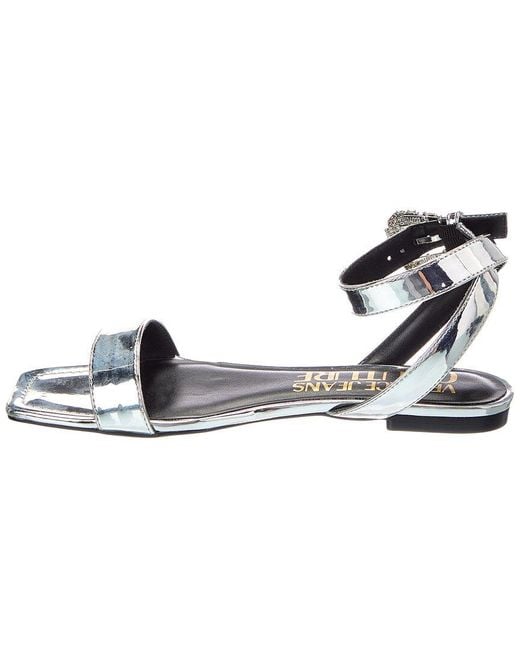 Versace Jeans Metallic Couture Sandal