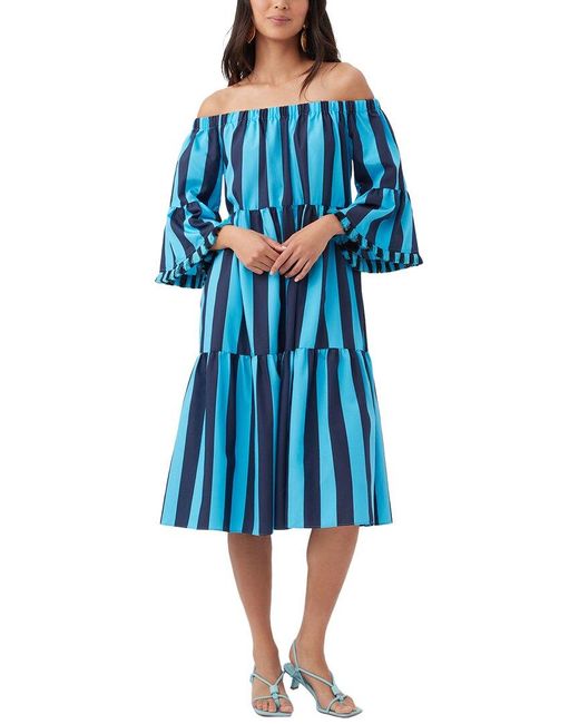 Trina Turk Blue Latitude Dress