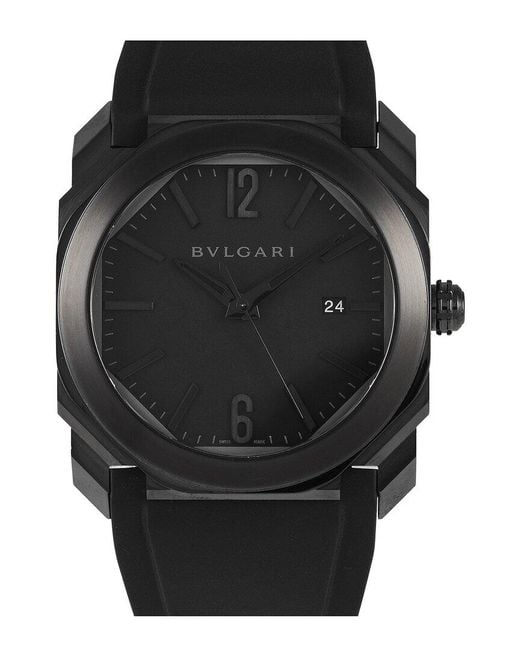 BVLGARI Black Octo Watch (Authentic Pre-Owned) for men