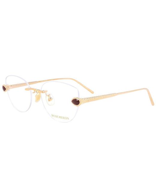 Boucheron White Bc0095O 55Mm Optical Frames