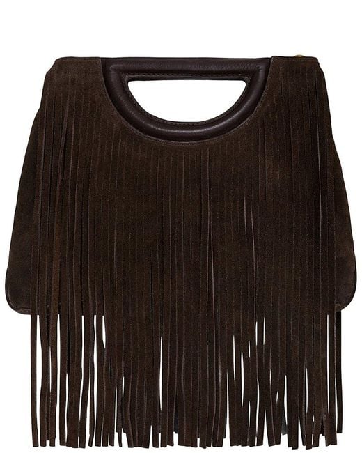 Rebecca Minkoff Black Fringe Handheld Leather Crossbody