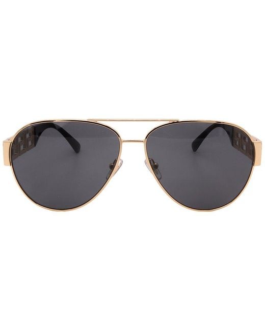 Versace Brown 61Mm Sunglasses for men