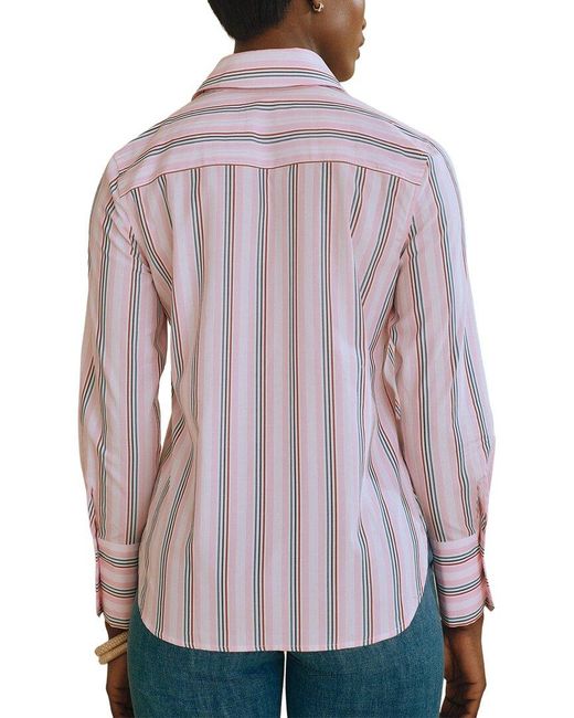J.McLaughlin Red Sloane Blouse