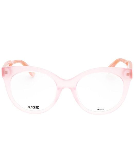 Moschino White Mos613 51Mm Optical Frames