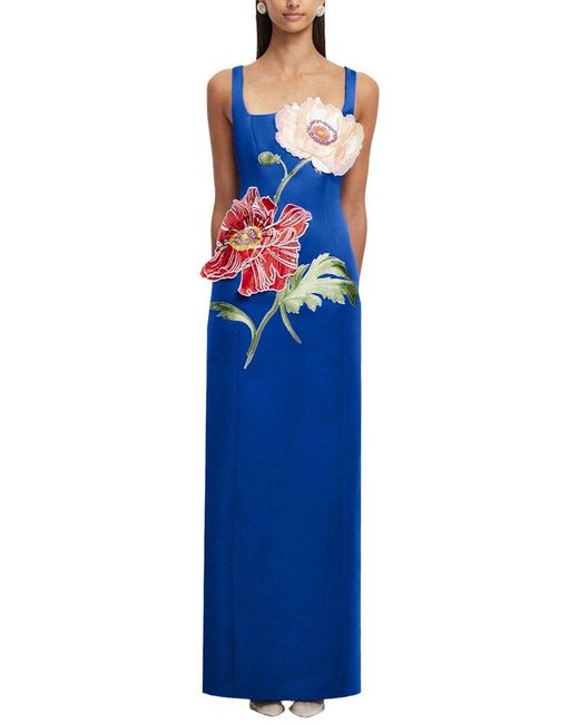 Amanda Royal Blue Maxi Dress