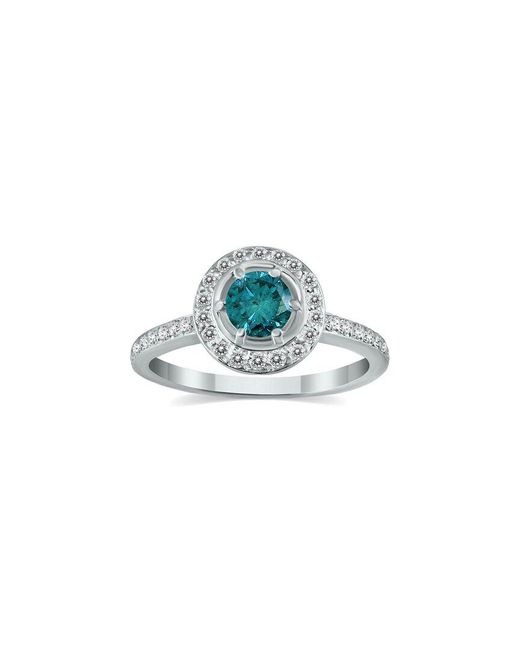 Gem Spark Blue 14K 0.69 Ct. Tw. Diamond Ring