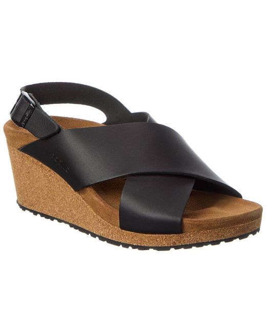 Birkenstock Black Papillio By Namica Narrow Leather Sandal