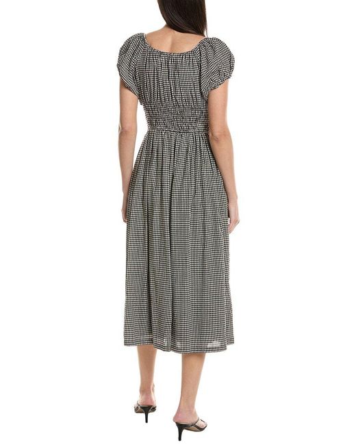 JLuxe Gray Short Sleeve Midi Dress