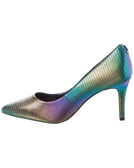 Karl Lagerfeld Metallic Royale Pump