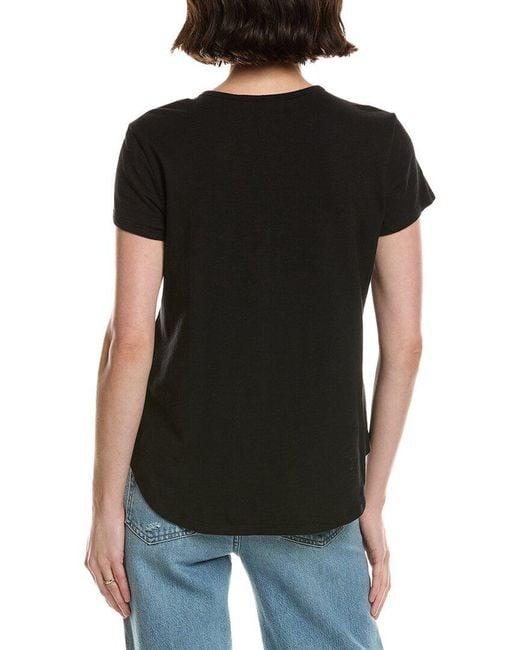 Bella Dahl Black Henley Shirt