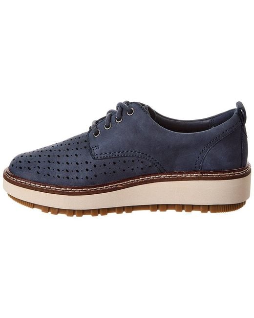 Clarks Blue Oriannaw Move Leather Oxford