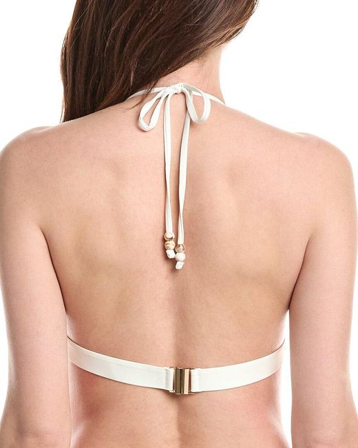 Sea Level Natural Caracus Triangle Halter Top