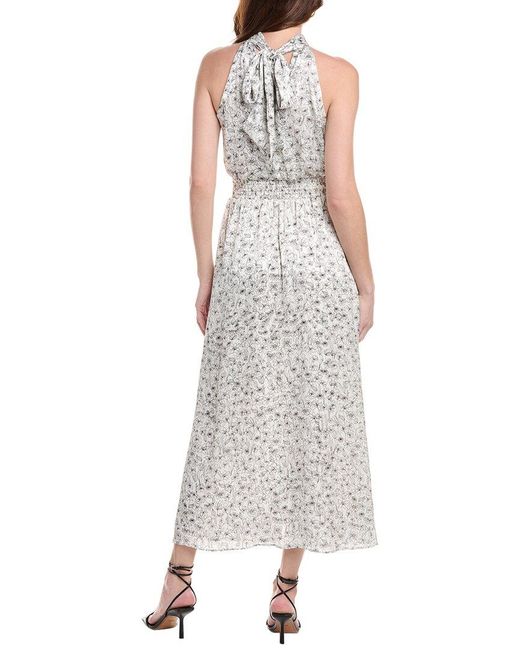 Vince Camuto Natural Halter Maxi Dress