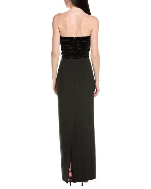 Ronny Kobo Black Constance Maxi Dress