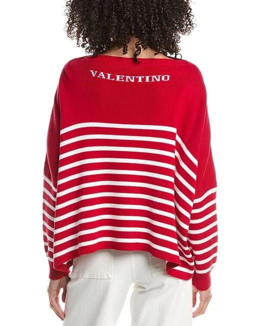 Valentino Red Knit Sweater