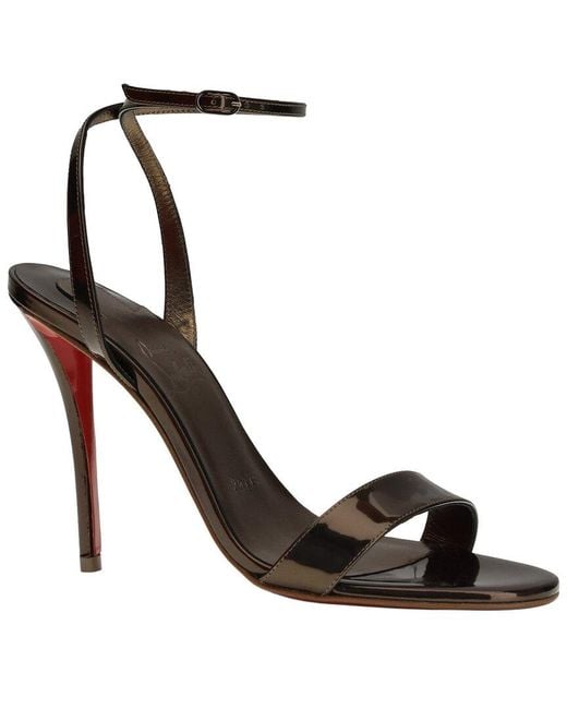 Christian Louboutin Black Miss Z Leather Sandal