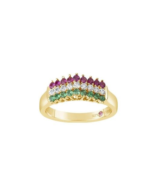 Suzy Levian CZ Jewelry Metallic Suzy Levian Cz Ring