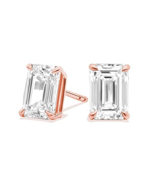 Amairah White 14K 4.00 Ct. Tw. Lab-Grown Diamond Earrings