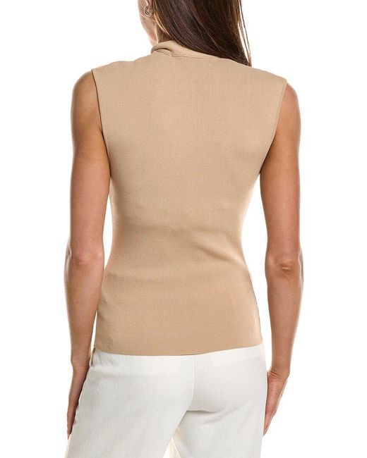 Endless Rose White Neckband Knitted Top