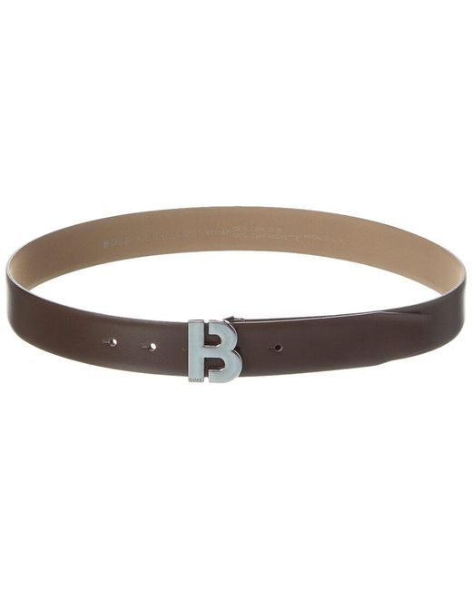Boss Brown Icon Leather Belt for men