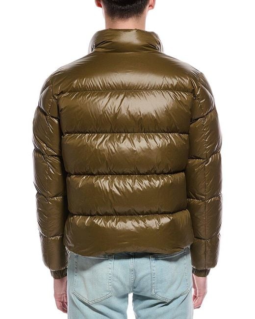 Moncler Green Puffer Down Coat for men